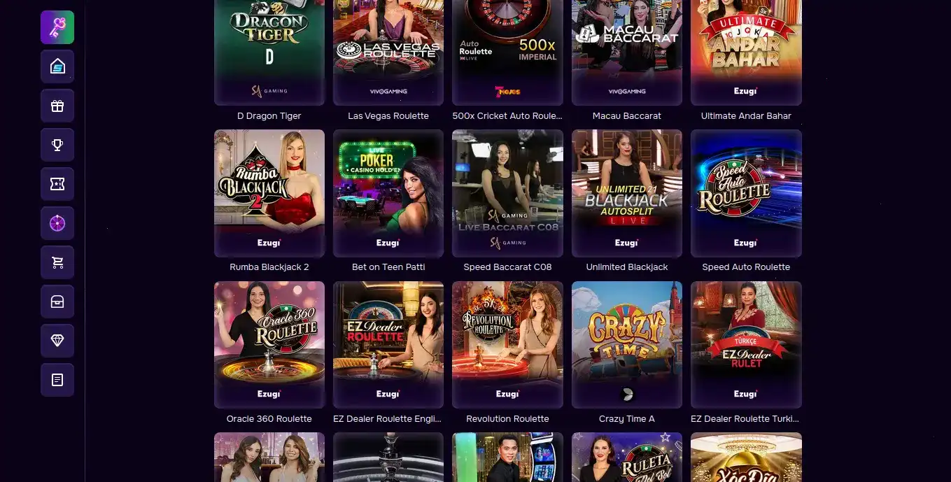 Зеркало Binobi casino на телефоне